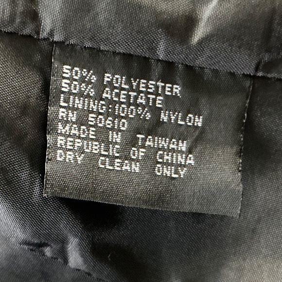 VTG JACQUELINE FERRAR Women 14 Dbl  Breasted Jacket Boxy Structured Trendy Y2K - Picture 12 of 13